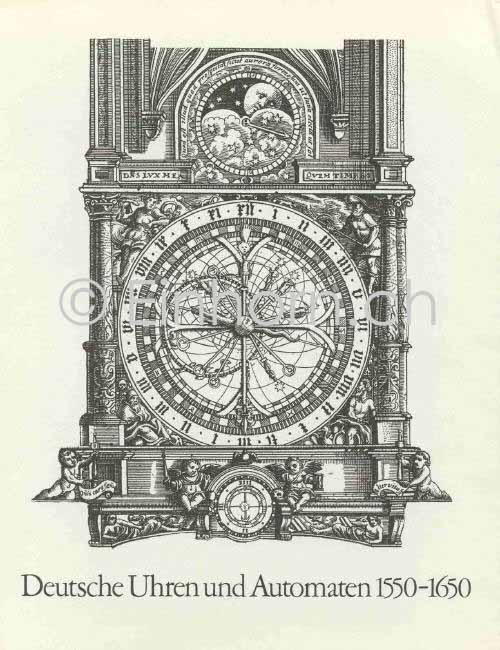 Die Welt als Uhr Deutsche Uhren und Automaten 1550-1650 Klaus Maurice Otto Mayr 1980 315 Seiten